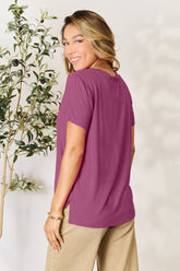 Basic Bae Full Size Round Neck Short Sleeve T-Shirt - MyEmpired