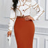 Bodycon Splicing Dress - MyEmpired