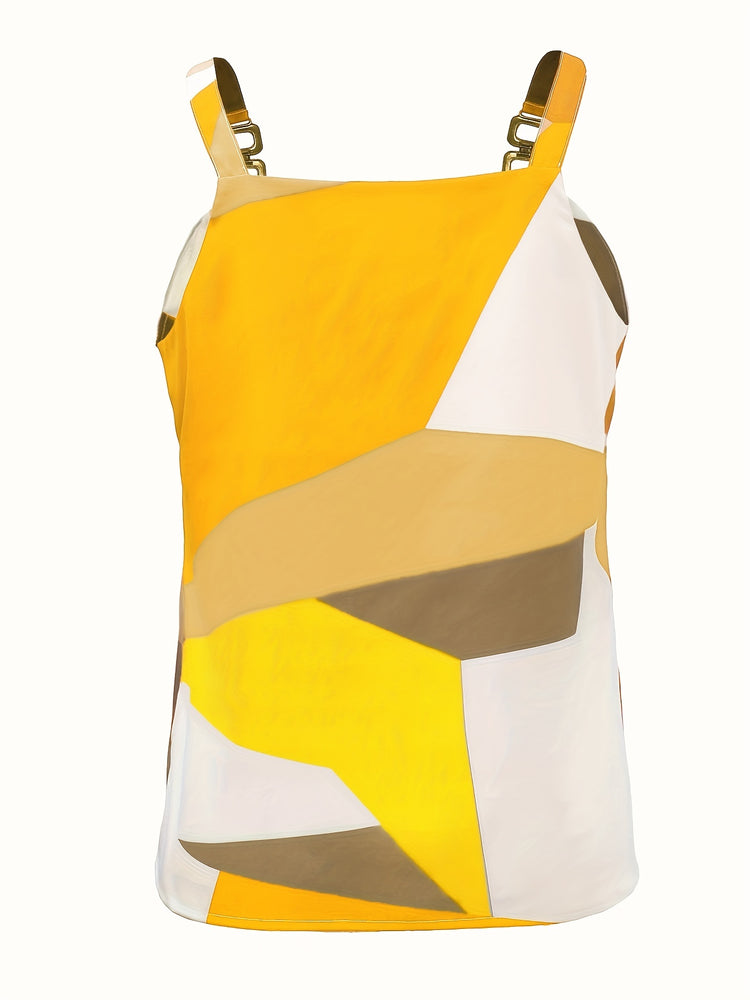Abstract Print Chian Cami Top - MyEmpired