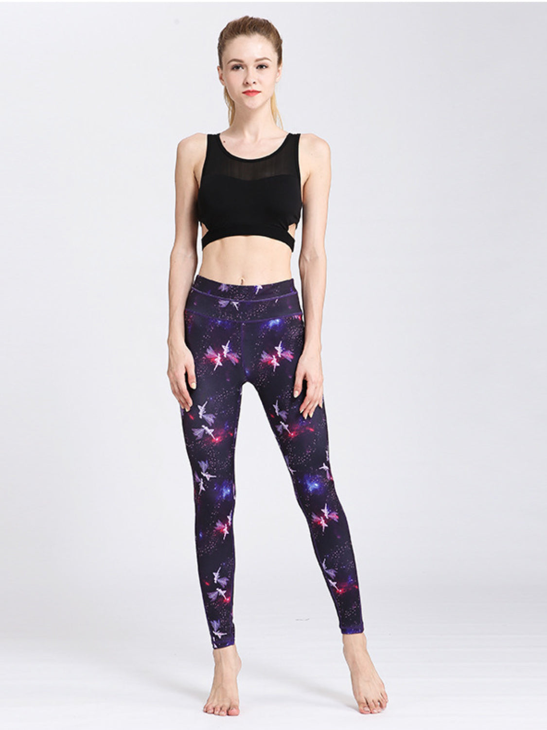 Printed Active High Waist Leggings - MyEmpired