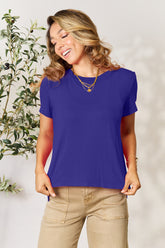 Basic Bae Full Size Round Neck Short Sleeve T-Shirt - MyEmpired