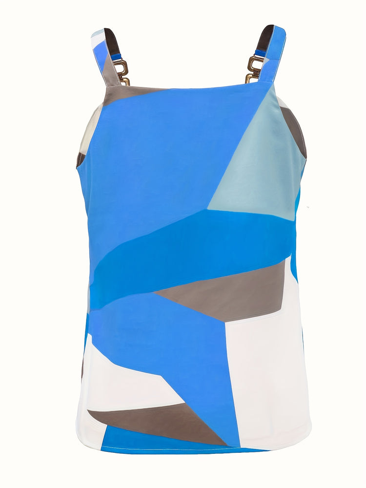 Abstract Print Chian Cami Top - MyEmpired