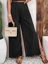 Smocked Surplice Cami and Wide Leg Pants Set - MyEmpired