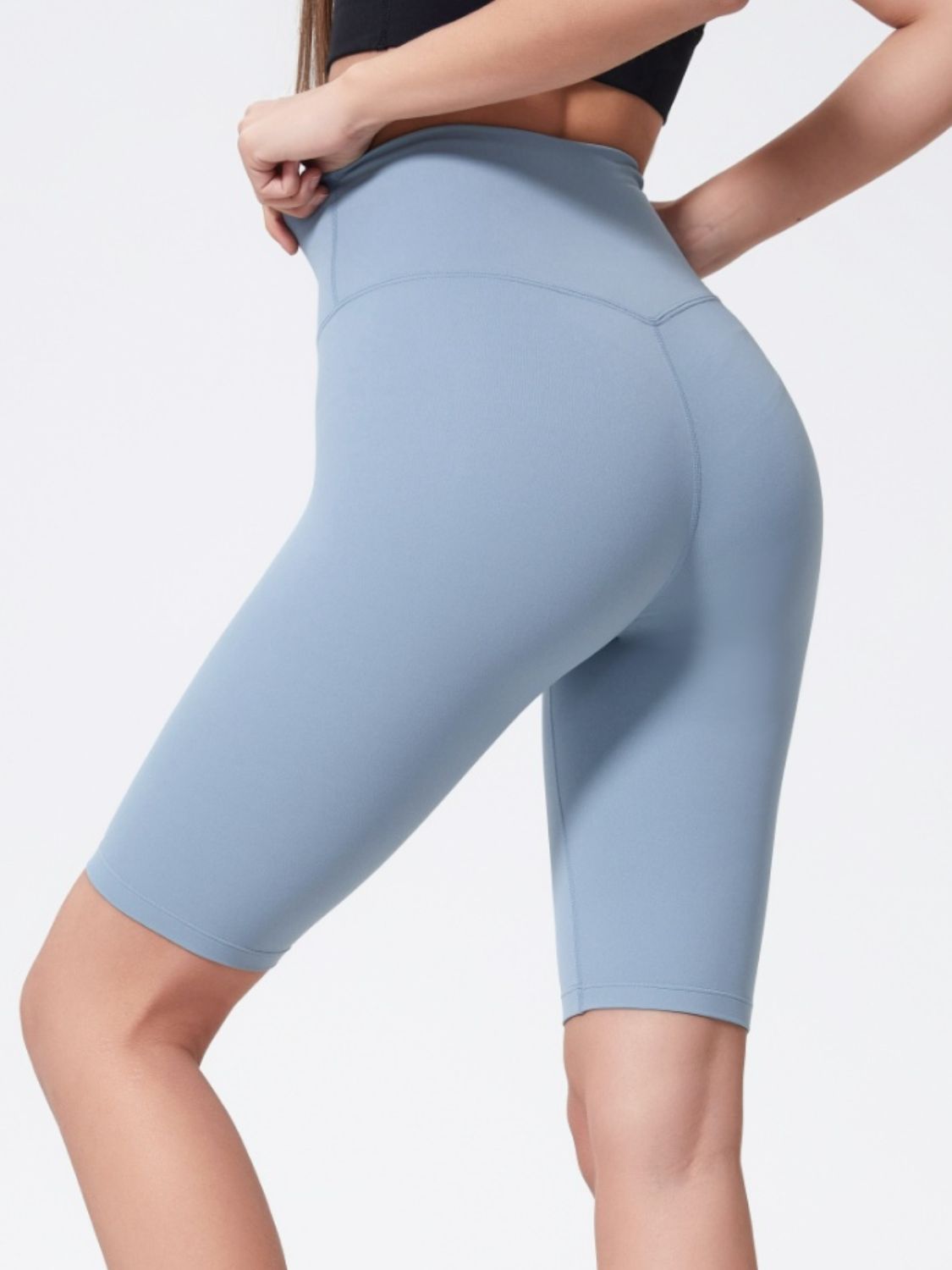 Millennia High Rise Wide Waistband Active Shorts - MyEmpired