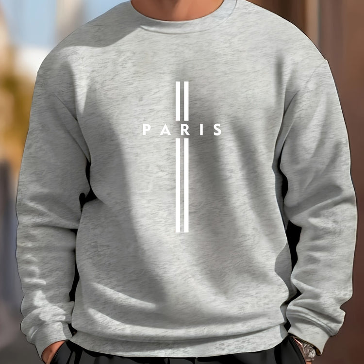 PARIS Letter Print Men&