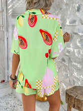 Devine Printed Button Down Shirt and Shorts Set - MyEmpired