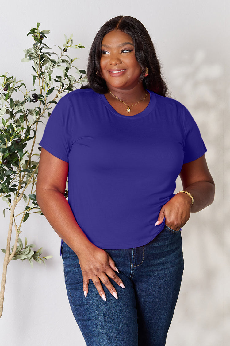Basic Bae Full Size Round Neck Short Sleeve T-Shirt - MyEmpired