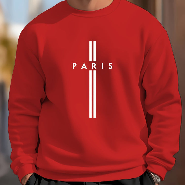PARIS Letter Print Men&