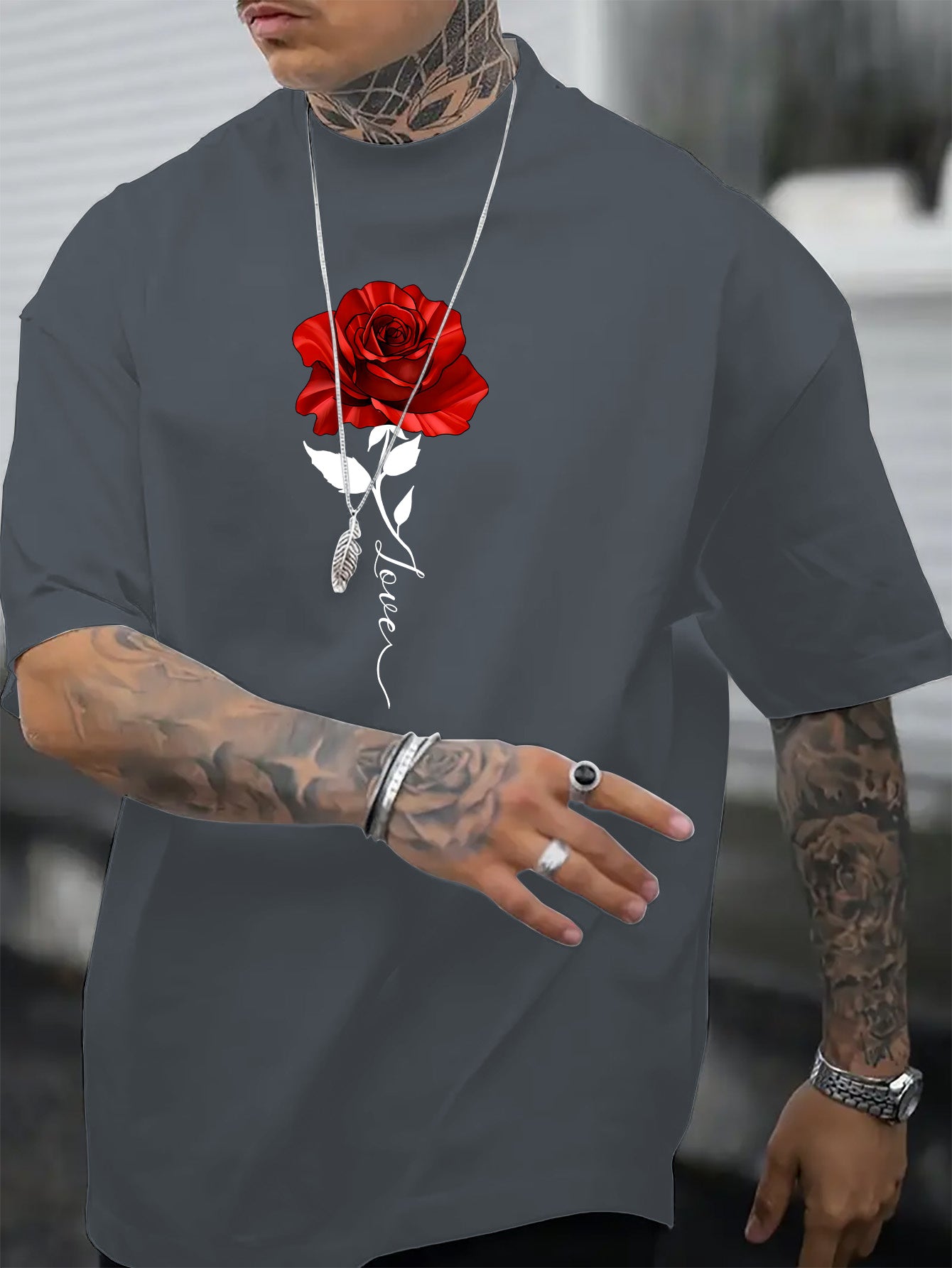 Roses Printed Men&