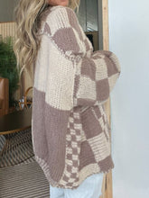 Plaid Open Front Long Sleeve Cardigan - MyEmpired