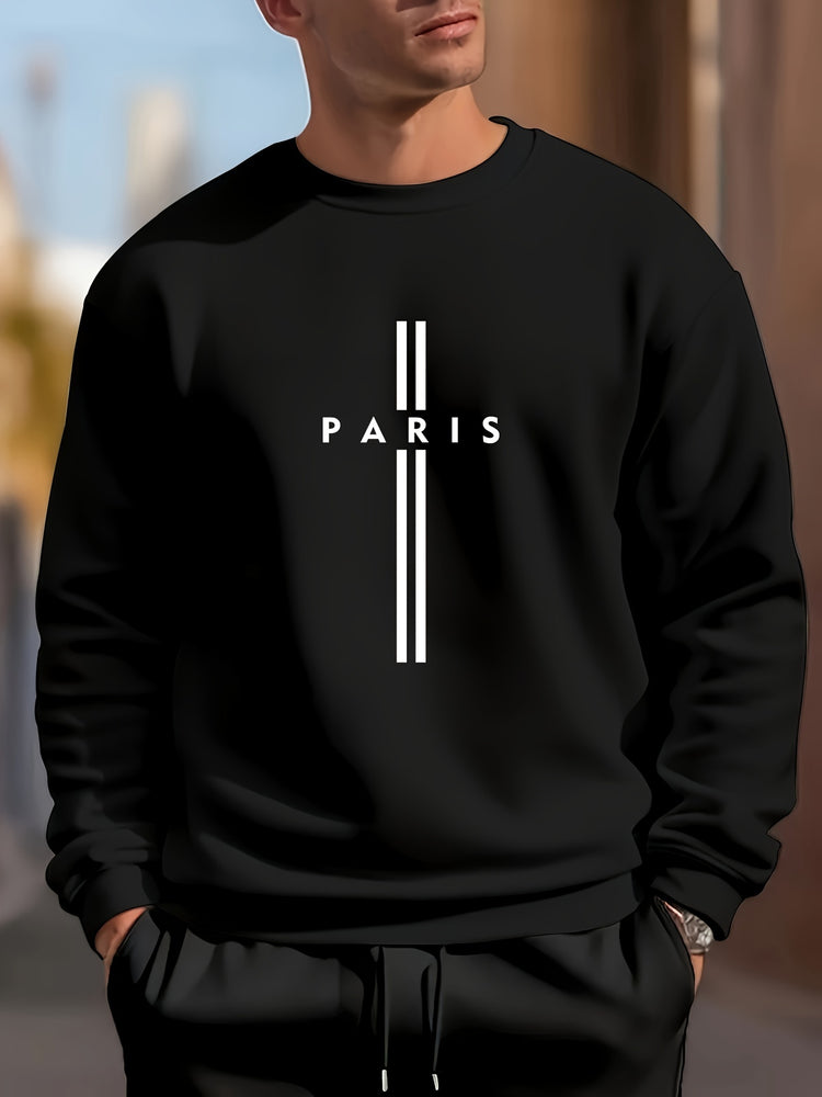 PARIS Letter Print Men&