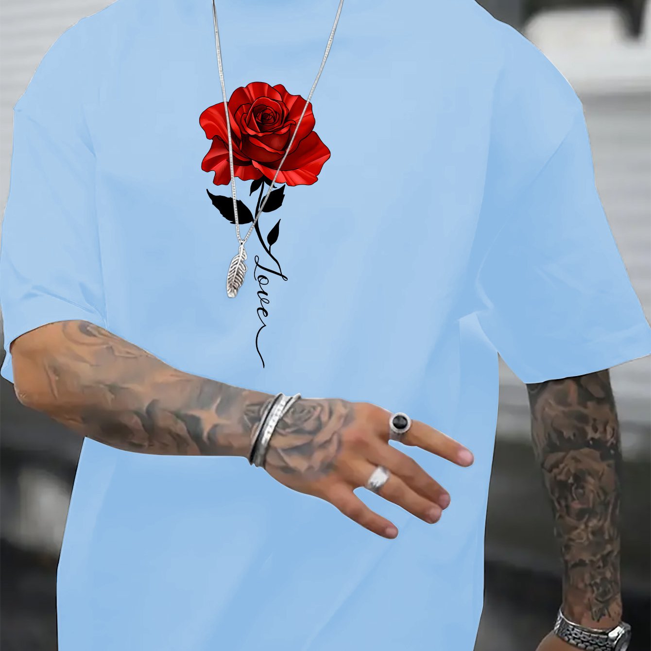 Roses Printed Men&