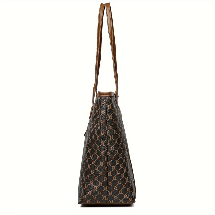 Handbags with Random Printing Design (2-Piece Set) - MyEmpired