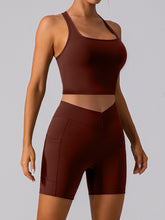 Square Neck Racerback Cropped Tank - MyEmpired