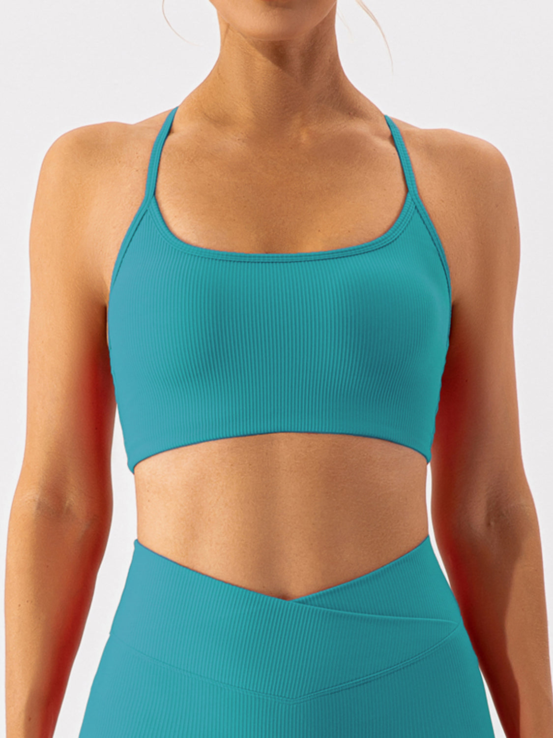 Spaghetti Strap Active Bra - MyEmpired