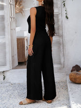Devine Button Down Lace Detail Vest and Pants Set - MyEmpired
