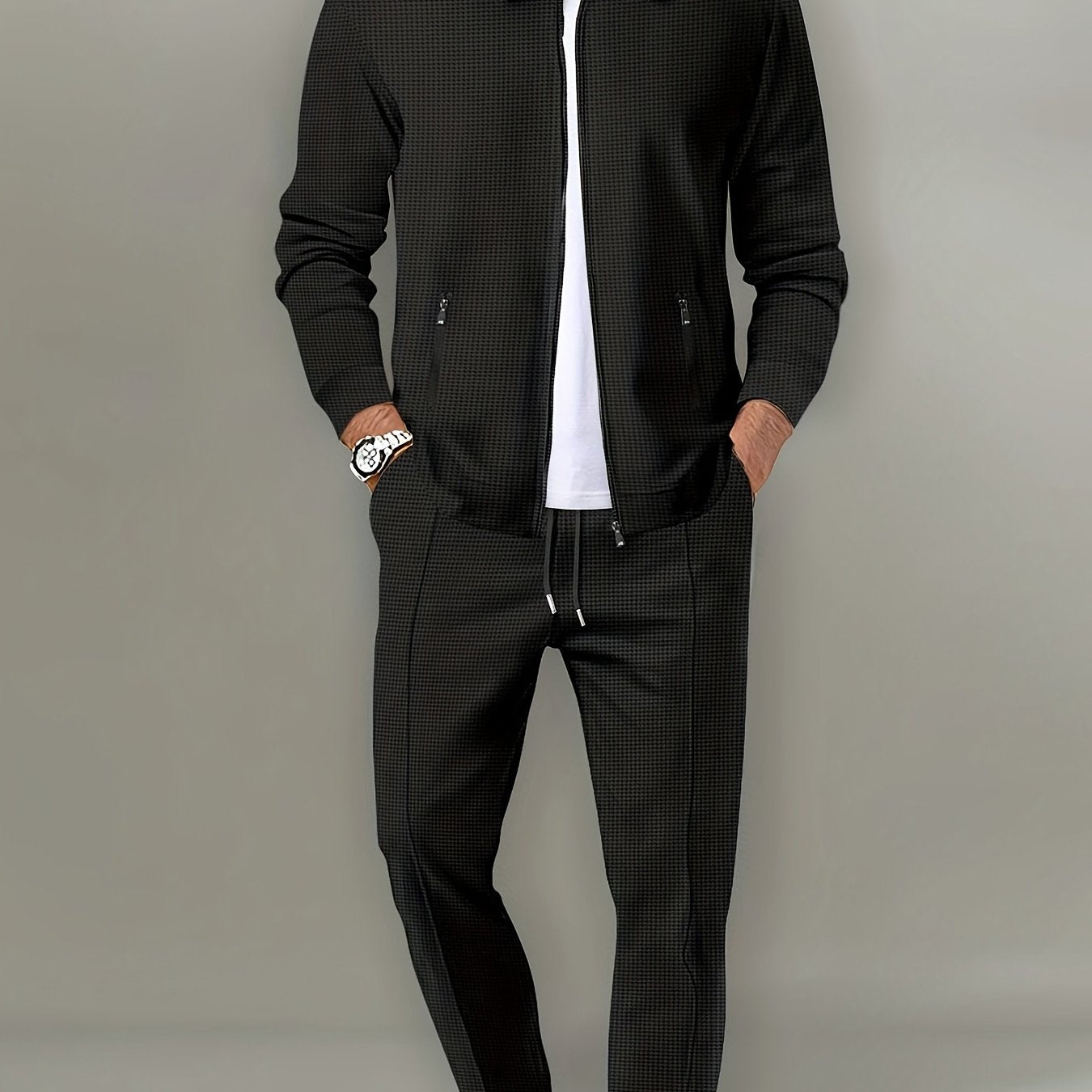 Waffle Solid Classic Men&