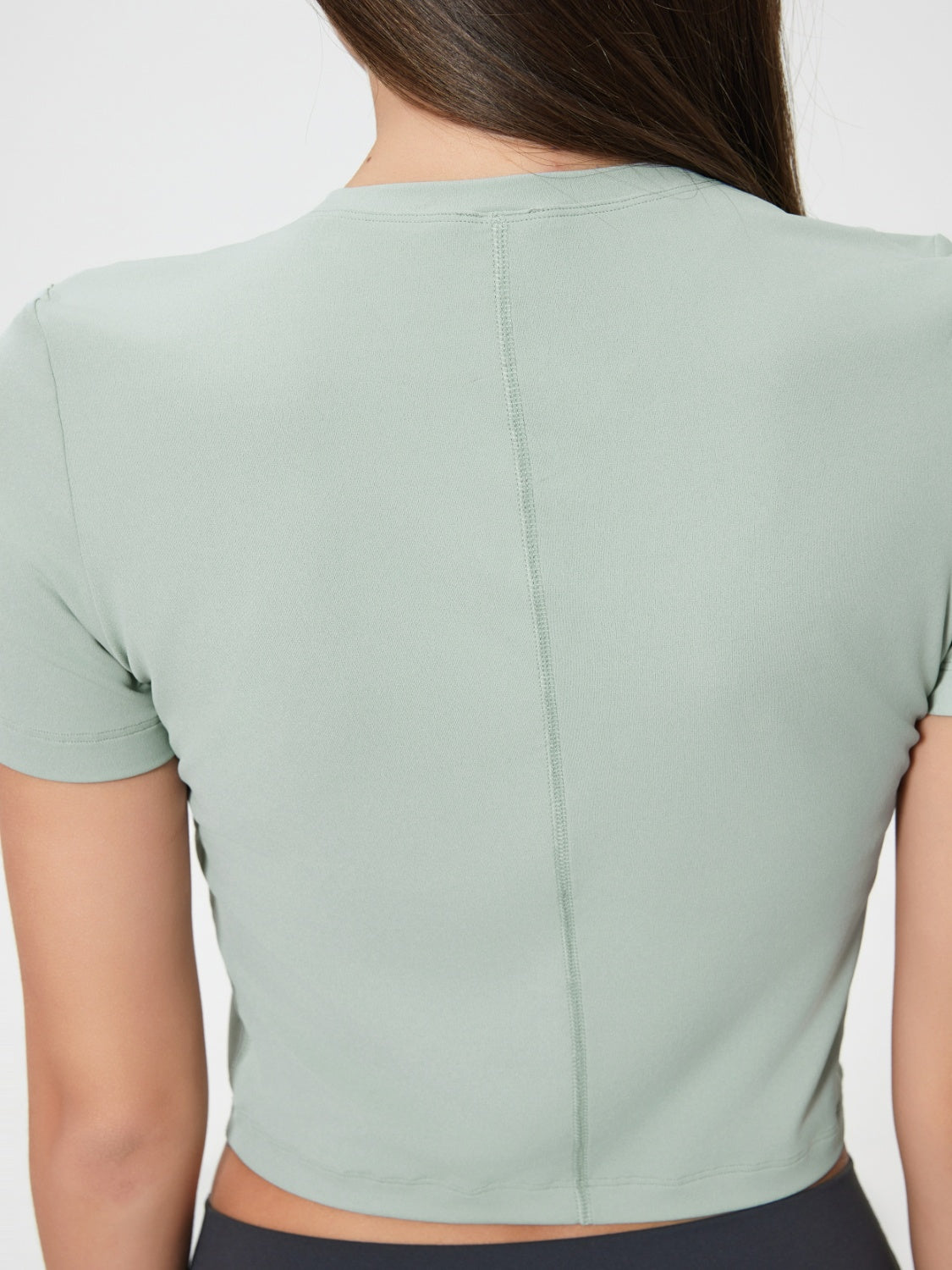 Millennia Round Neck Short Sleeve Active T-Shirt - MyEmpired