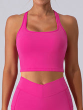 Square Neck Racerback Cropped Tank - MyEmpired