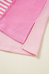 Stripe Color Block Half Sleeve T Shirt - MyEmpired