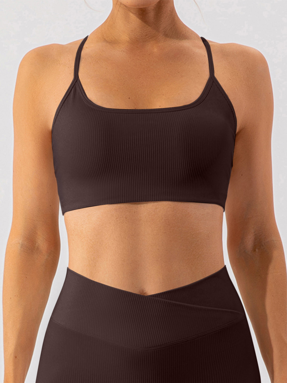 Spaghetti Strap Active Bra - MyEmpired
