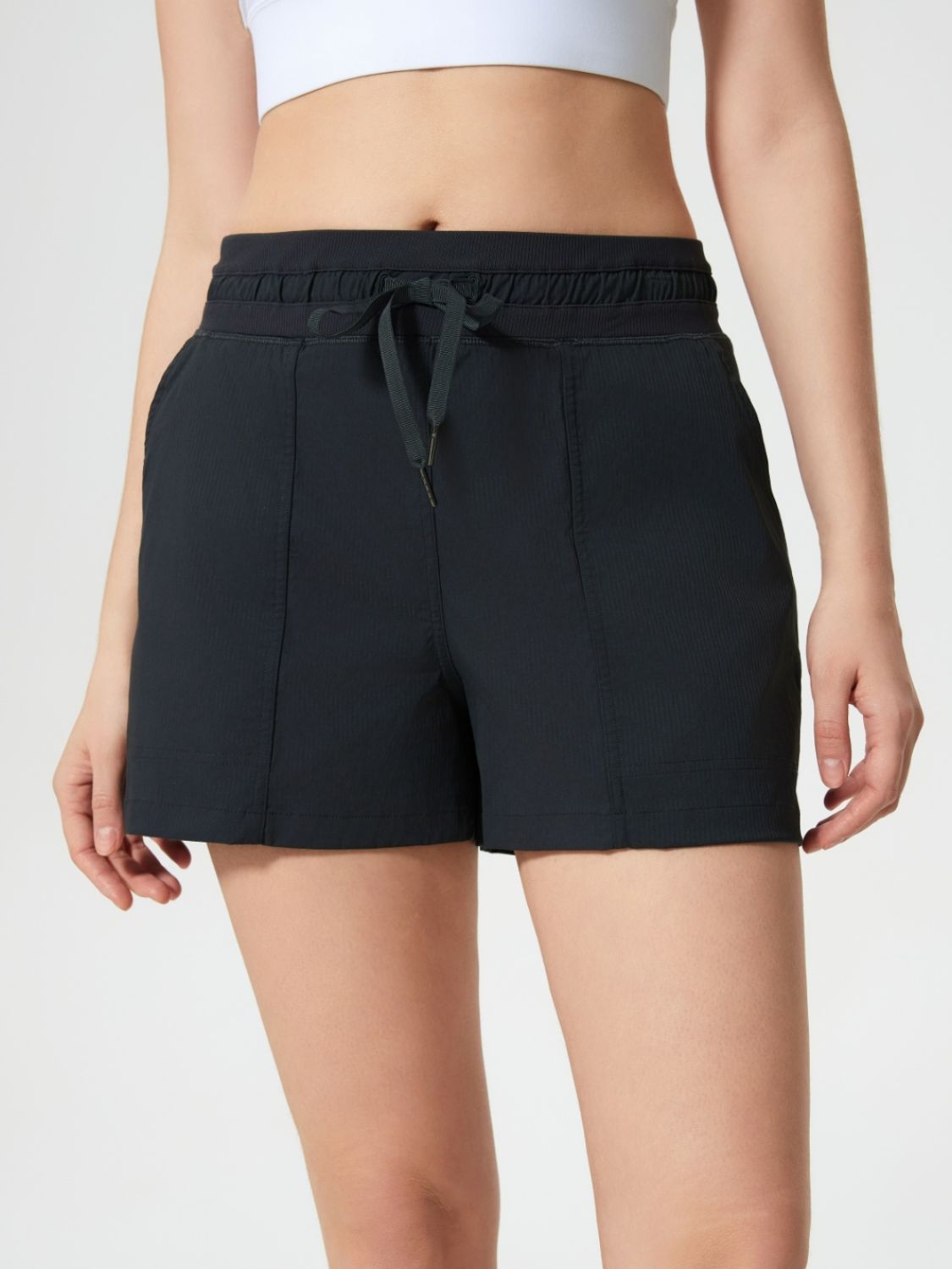 Millennia Drawstring Active Shorts with Pockets - MyEmpired