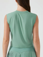 Millennia Round Neck Cropped Active Tank - MyEmpired