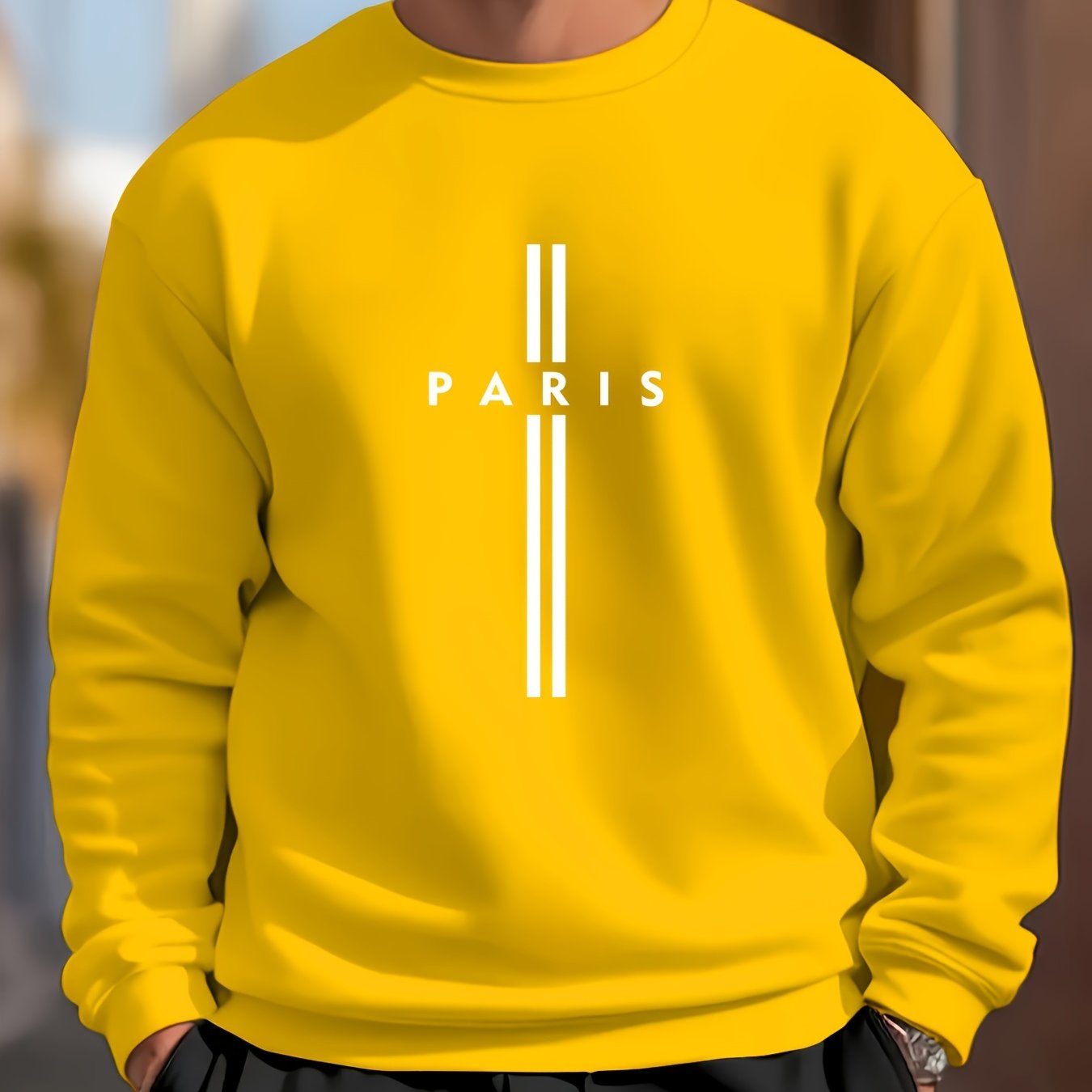PARIS Letter Print Men&