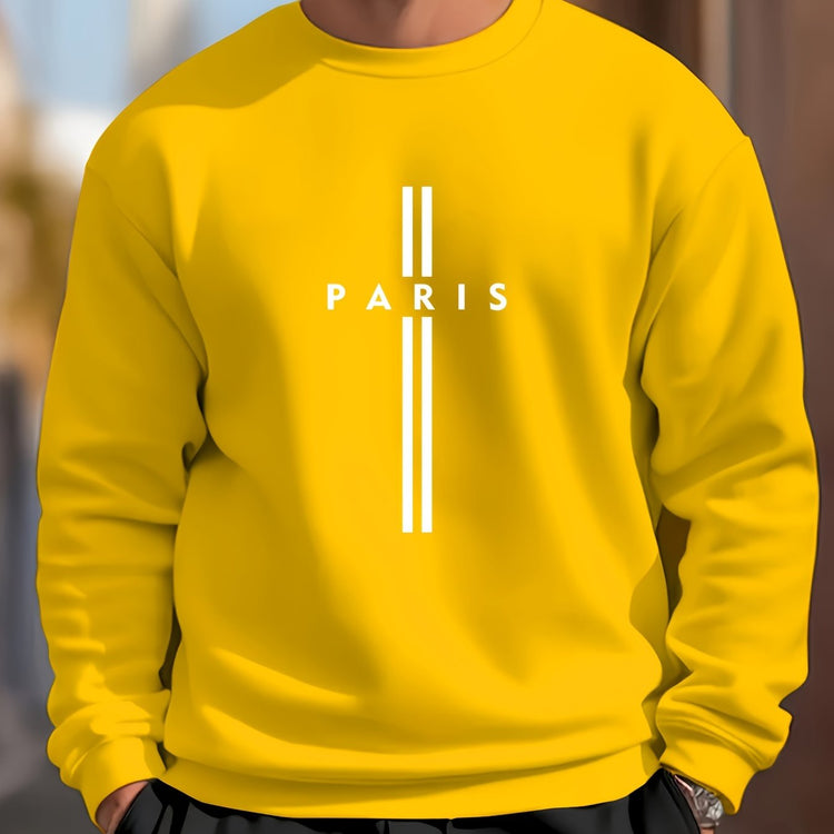 PARIS Letter Print Men&