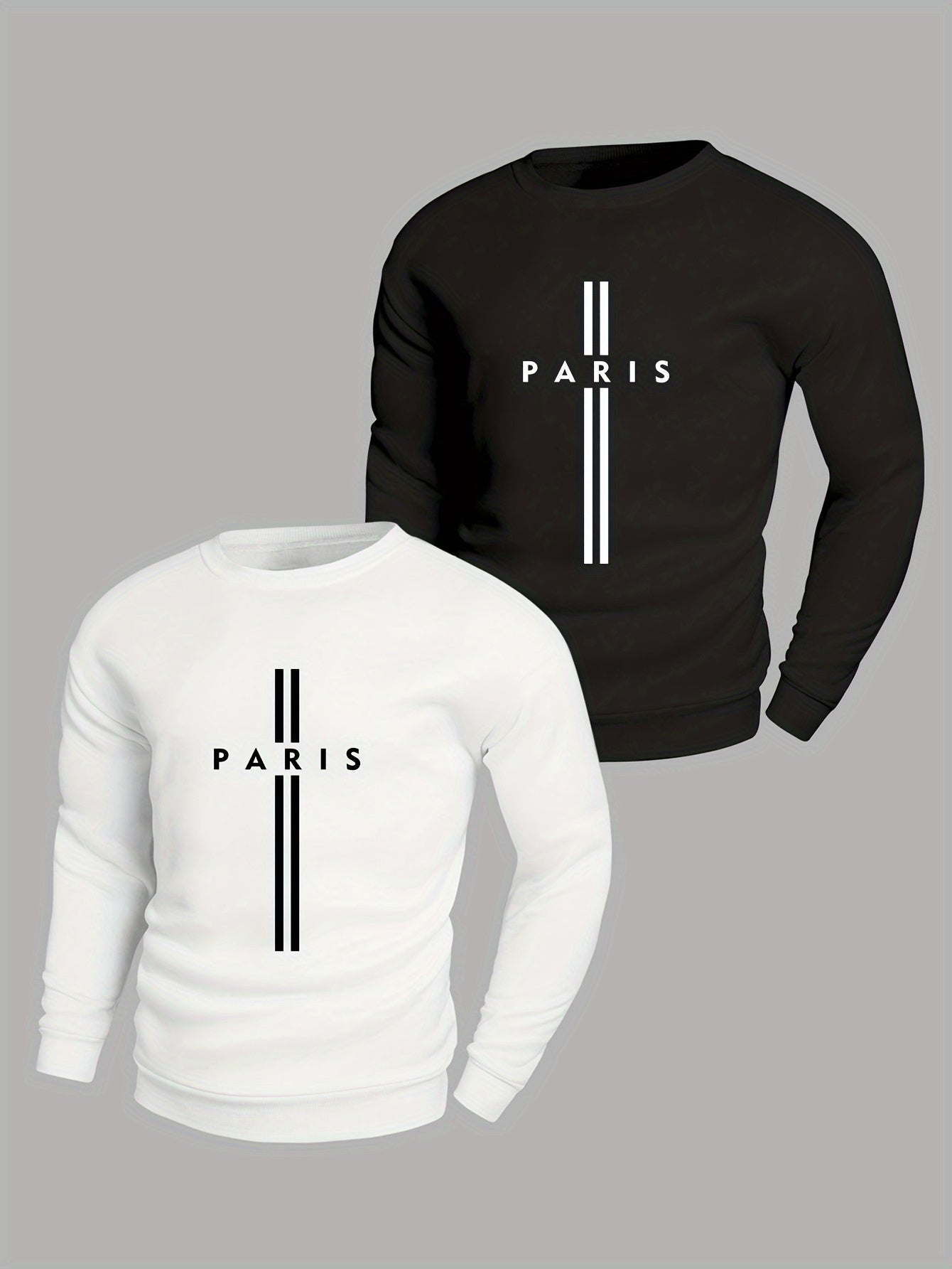 PARIS Letter Print Men&