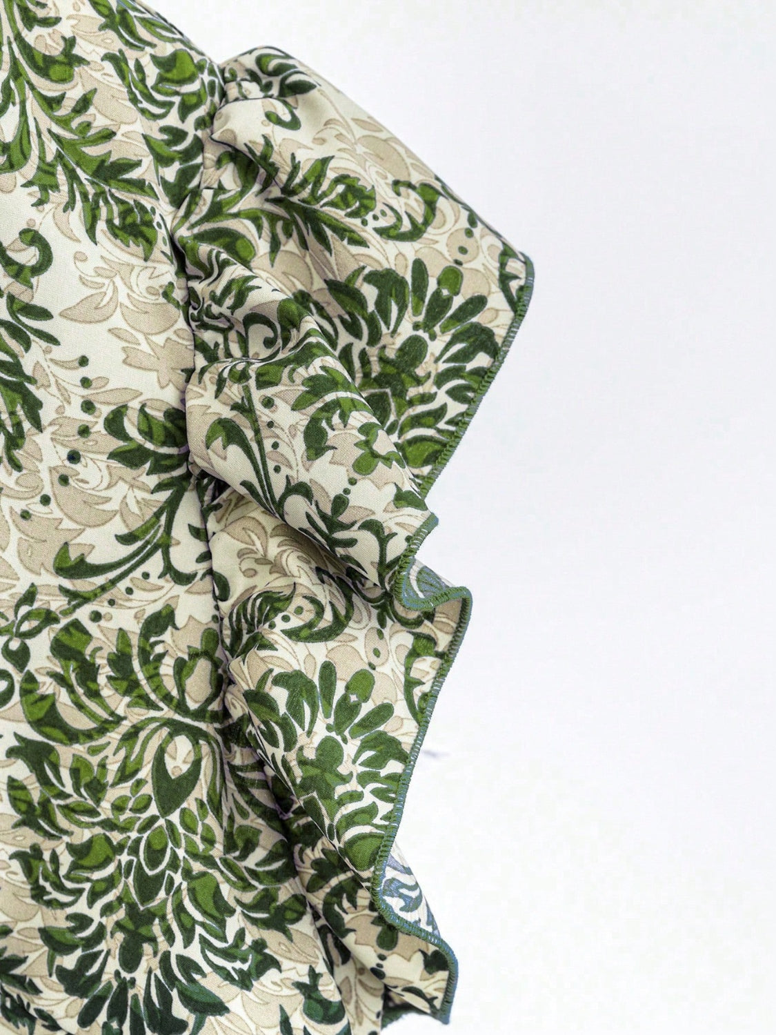 Printed Ruffled Cap Sleeve Top and Pants Set - MyEmpired