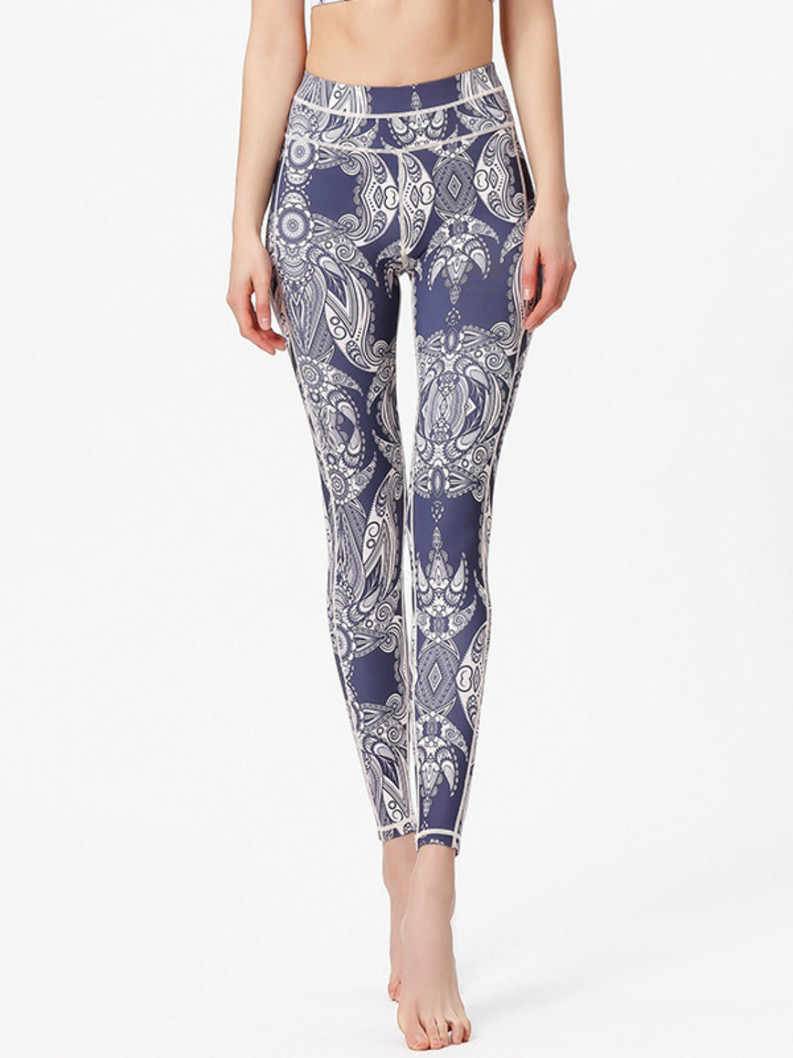 Printed Active High Waist Leggings - MyEmpired