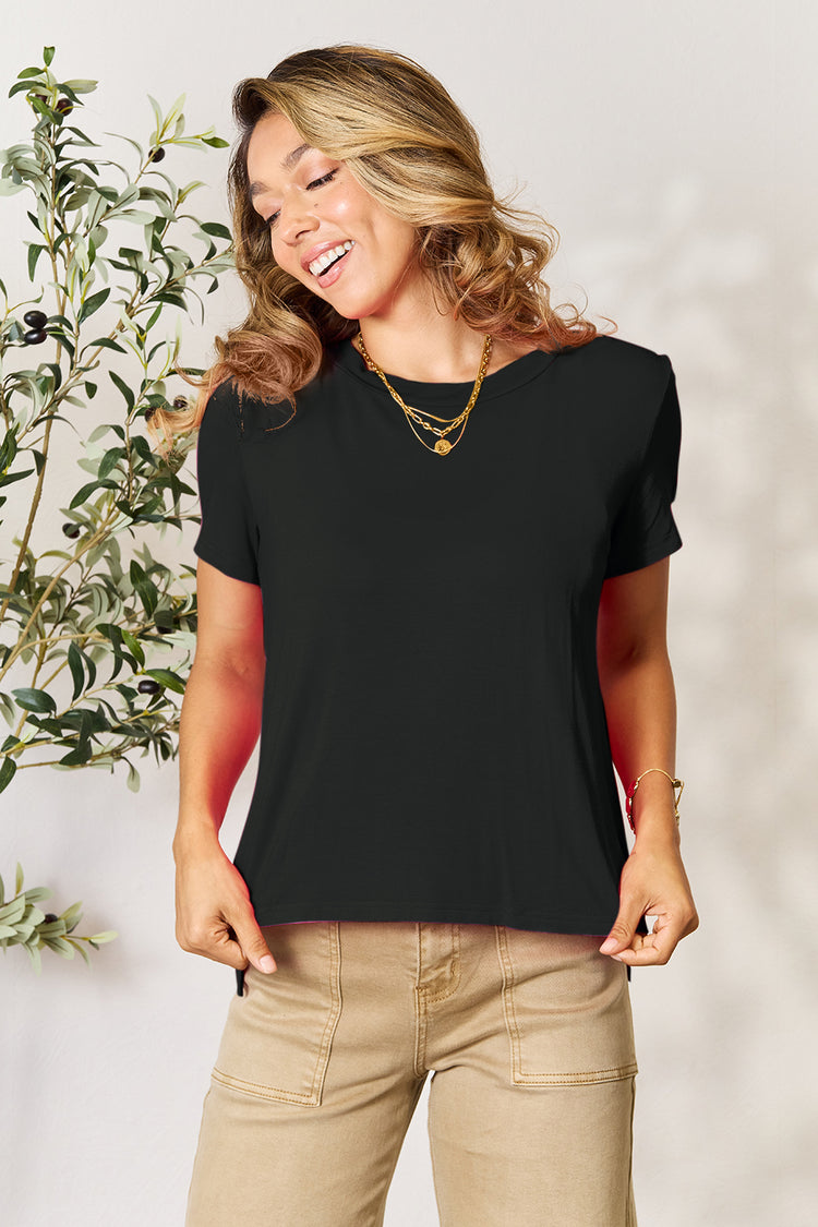 Basic Bae Full Size Round Neck Short Sleeve T-Shirt - MyEmpired