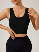 Crisscross Cropped Active Tank - MyEmpired