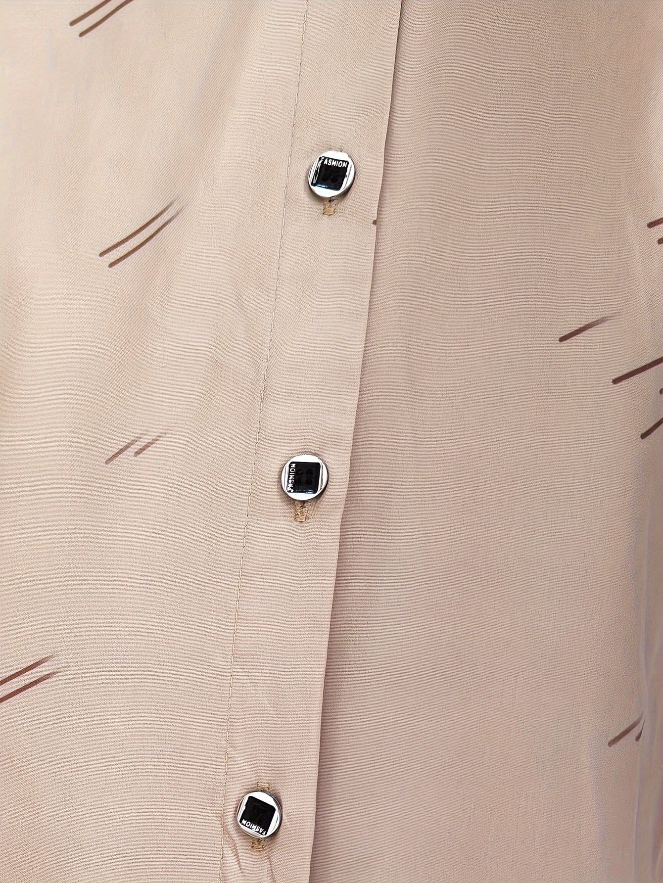 Long Sleeve Casual Button Up Shirt For Formal Occasions - MyEmpired