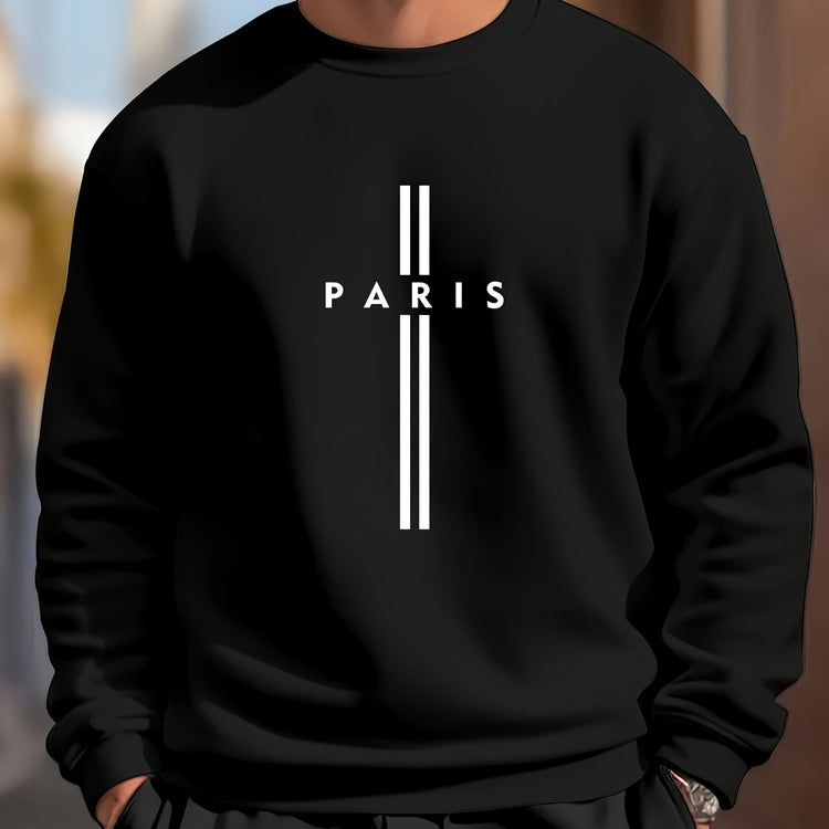 PARIS Letter Print Men&