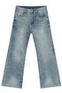 Washed High Rise Bootcut Jeans - MyEmpired