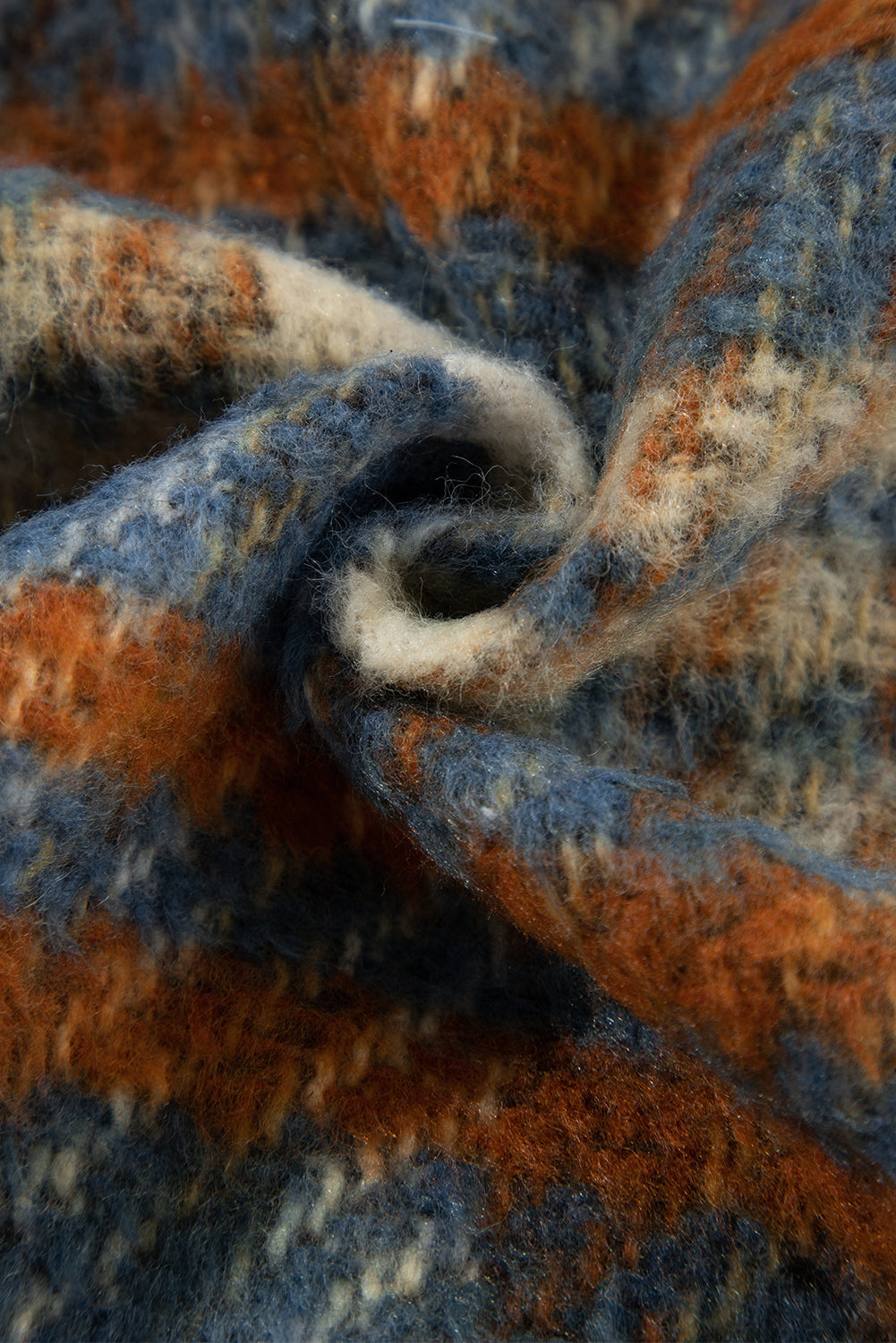 Plaid Collared Neck Jacket with Chest Pockets - MyEmpired