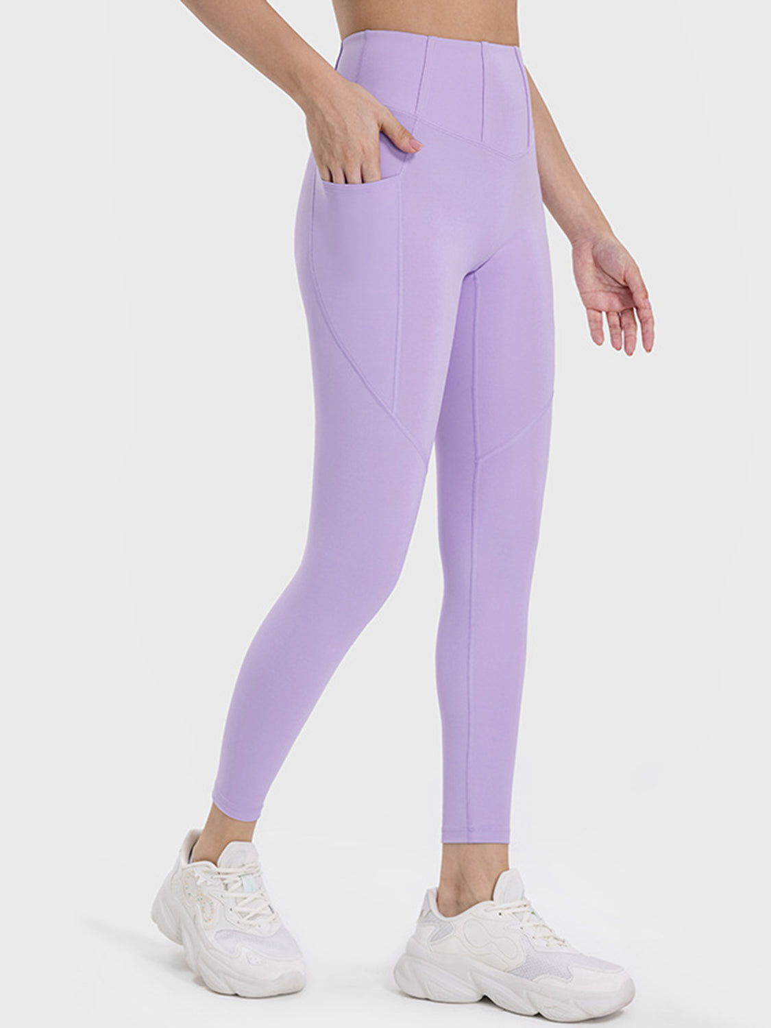 Millennia Pocketed High Waist Active Leggings - MyEmpired