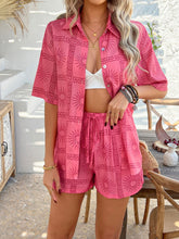 Devine Printed Button Down Shirt and Shorts Set - MyEmpired