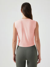 Millennia Round Neck Cropped Active Tank - MyEmpired