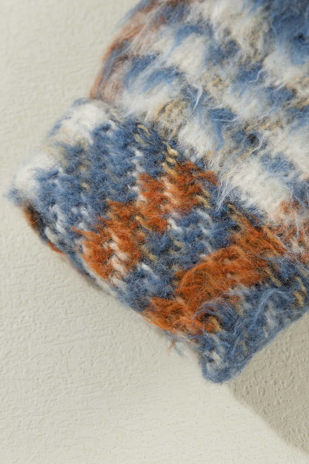 Plaid Collared Neck Jacket with Chest Pockets - MyEmpired