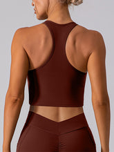 Square Neck Racerback Cropped Tank - MyEmpired