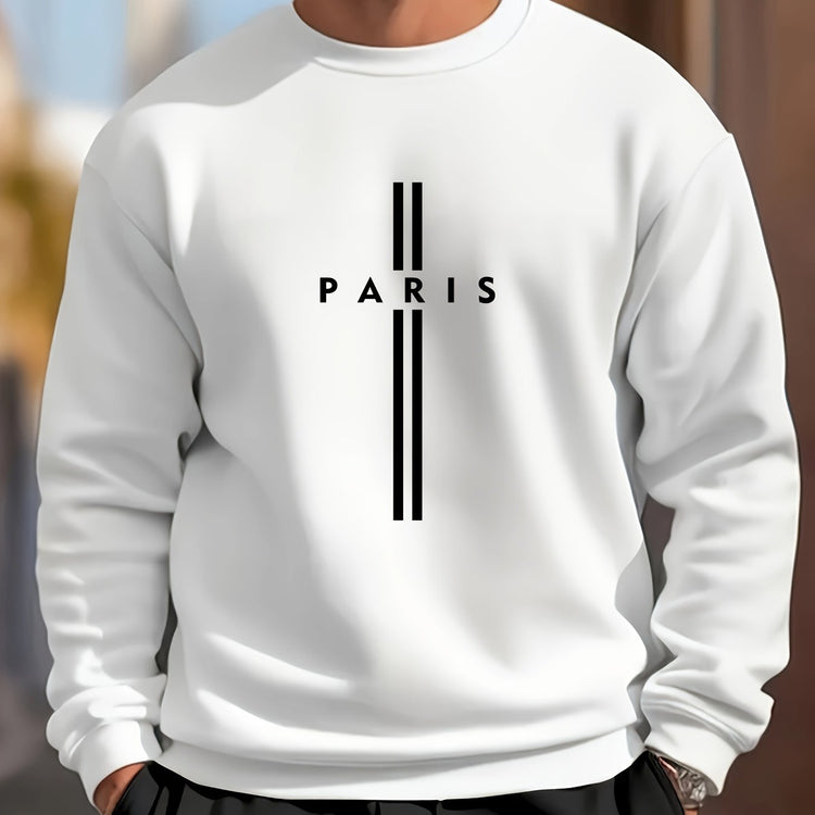 PARIS Letter Print Men&