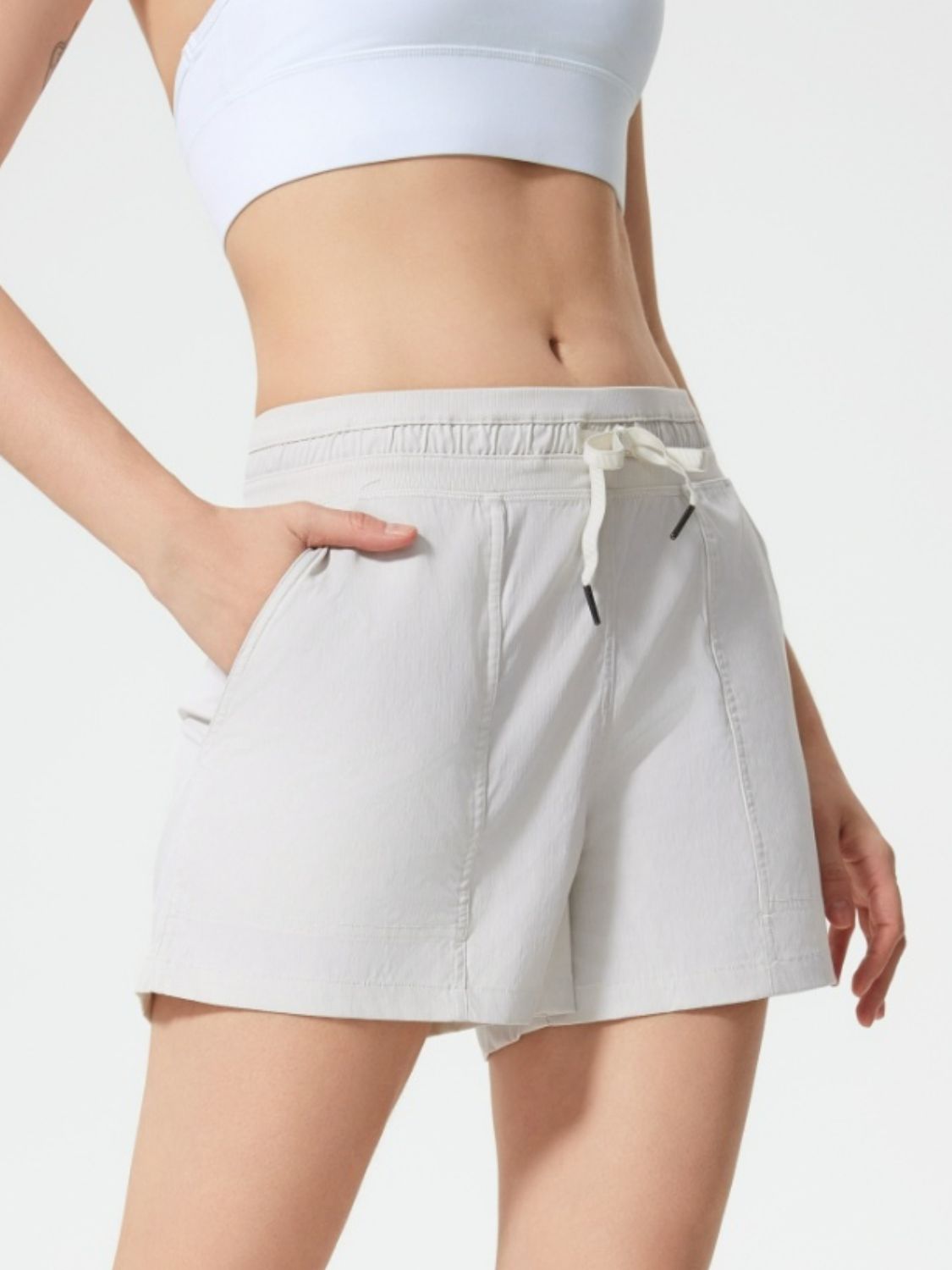 Millennia Drawstring Active Shorts with Pockets - MyEmpired