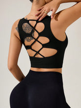 Crisscross Cropped Active Tank - MyEmpired