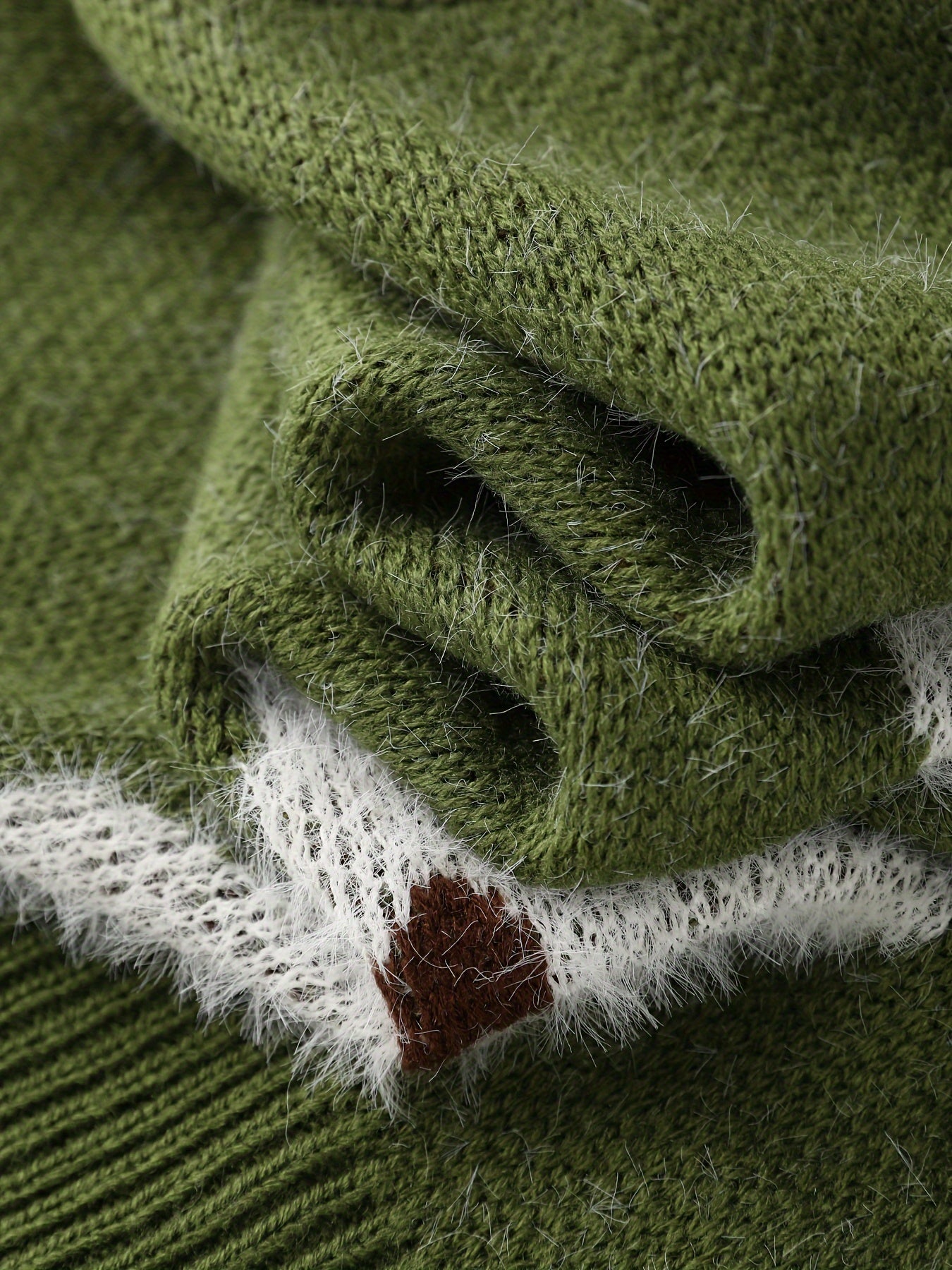 Floral Pattern Crew Neck Sweater, Casual Long Sleeve Sweater For Fall & Winter, Women&