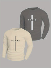 PARIS Letter Print Men&