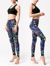Printed High Waist Active Leggings - MyEmpired