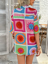 Devine Printed Button Down Shirt and Shorts Set - MyEmpired